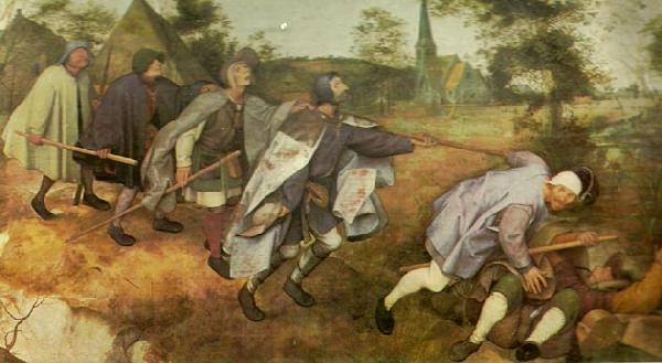 Pieter Bruegel de blinda Sweden oil painting art